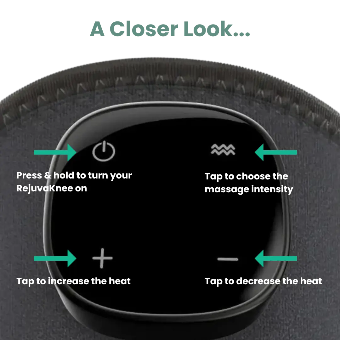 Flexora™ Heated Knee Pad with Triple Relief Technology