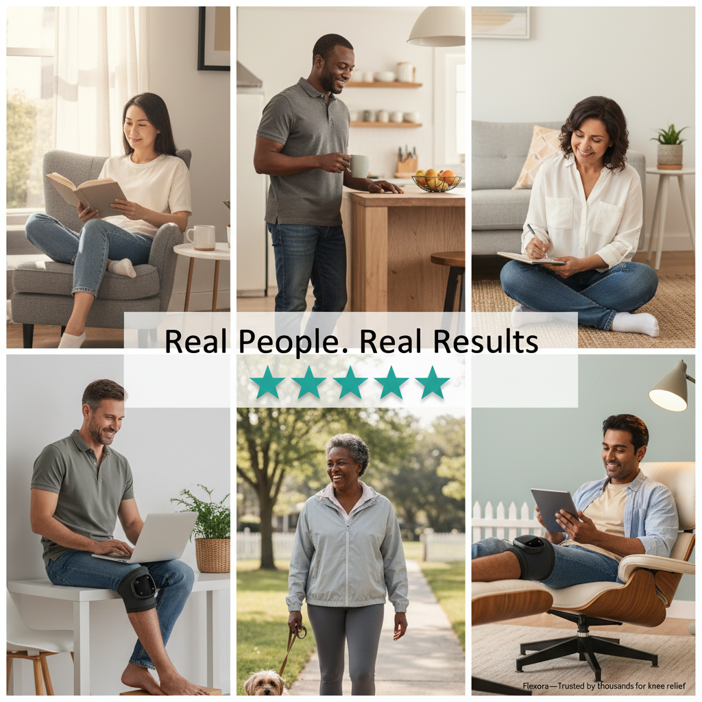 Flexora™ Heated Knee Pad with Triple Relief Technology